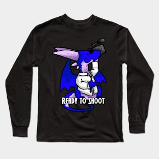 Blue Dragon Ready to Shoot Long Sleeve T-Shirt